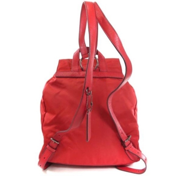 NEW Coach New York Red Nylon Backpack 58814 main image 10